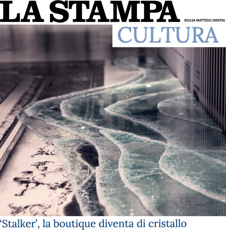 07/02/2014, " Stalker", la boutique diventa di cristallo, Maison Martin Margiela, Swarovski e Baptiste Debombourg - Guilia Mattioli