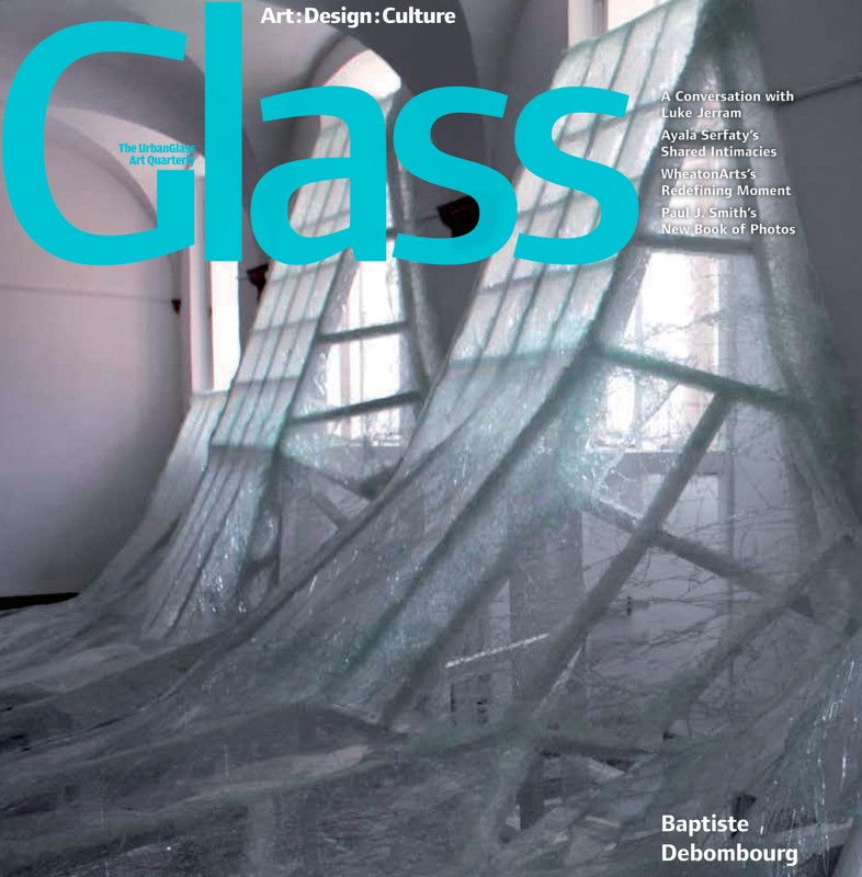 N°140 - Hivers 2015, "Rupture and Repair, the large-scale shattered-glass installations of Baptiste Debombourg give physical form to the violent undercurrents of our turbulent era" by Editor Victoria Josslin
