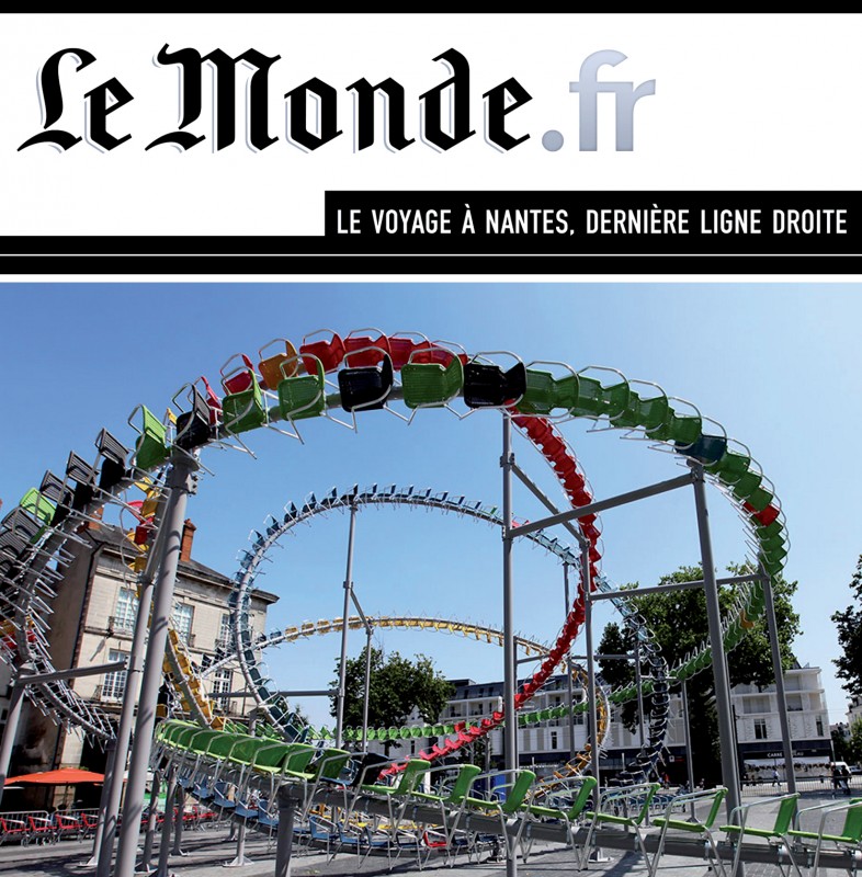 Publié le 4 Juillet 2015, "Baptiste Debombourg invoque l'esprit sauvage des chaises" de Claire Guillot, leMonde.fr